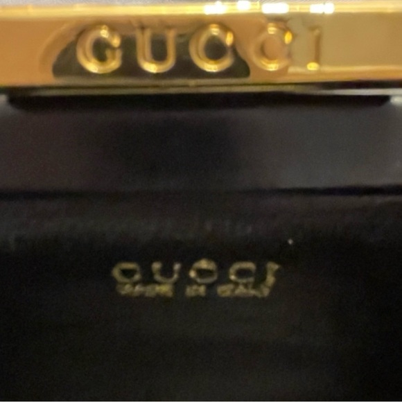 GUCCI VINTAGE COLLECTIBLE MINI BLACK CALF HAIR & LEATHER PURSE - Picture 10 of 16